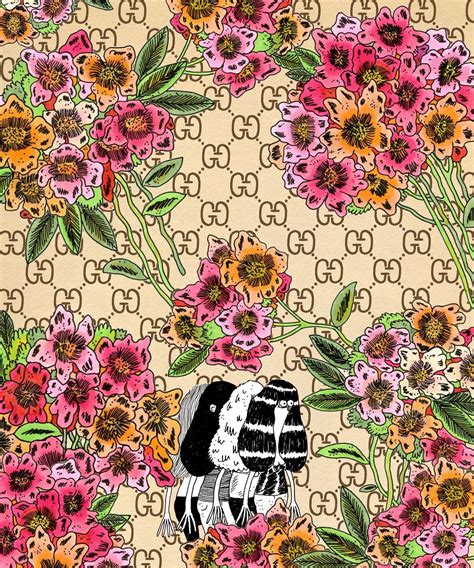 gucci floral wallpaper|gucci wallpaper.